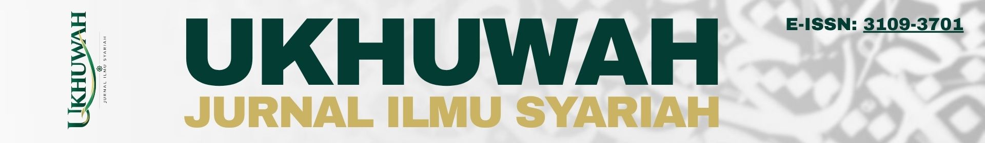 Ukhuwah: Jurnal Ilmu Syariah